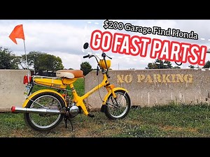 More POWER! More SPEED! 78 Honda Express NC50 Cheap Garage Find - Exhaust, Cylinder Head, & More!