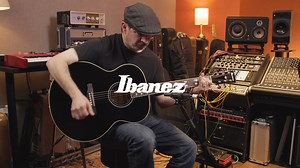 We’ve added two new Artwood Jumbo models for 2025. The AJ70M1E features a solid Sitka Spruce top, Okoume back and sides, Ibanez onboard electronics, and an elegant Black High-Gloss. | Ibanez Guitars