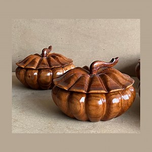 Handmade Wooden Pumpkin Box: Halloween Home Decor, Jewelry Storage - Etsy