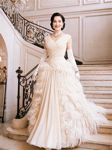 Elegance in Motion — 1950s Evening Gowns on the Grand Staircase In the 1950s, fashion wasn’t rushed — it floated. Evening gowns were designed to be seen in motion, and staircases became the perfect runway. A moment of timeless elegance, just as it once was. Music 🎵 “Staircase to Elegance” — available on our website. #1950sFashion #VintageElegance #OldHollywoodStyle #TimelessGlamour #VintageMemories66