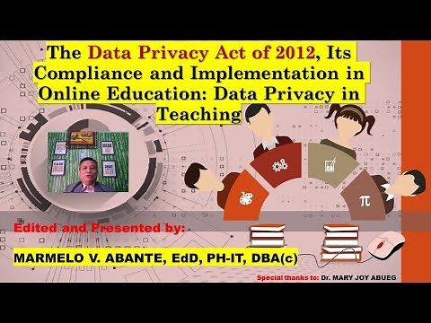 The Data Privacy Act of 2012