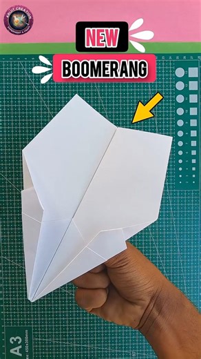 PAPER BOOMERANG PLANE MAKING TUTORIAL||#shorts #ytshorts #youtube #trending #viral #papercraft