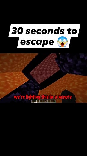 9.3K views · 231 reactions | 30 seconds to escape, or he's dead 掠 | Minecraft Curios | Facebook
