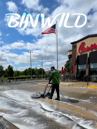Pressure Washing Chick-fil-A for a Fresh Look
