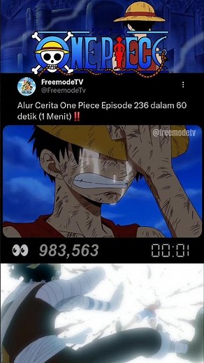 The Duel: Luffy vs. Usopp👒🆚🤥 - Ep.236 One Piece Storyline in 60 seconds #shorts