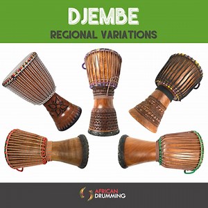 🪘Djembe - Regional Variations 🌍 The djembe is an ever-evolving instrument. Different regions and carvers have their own quintessential take on the drum, influenced by: 🎶 The styles of the time 🎶 Local timbers 🎶 A desire for certain sound qualities 🎶 The innovation of drum makers. These are the typical styles found in modern West Africa. #djembe #djembelife #drumlife #djembefola #africandrumming | African Drumming