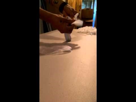 How to make a tampon out of a pad