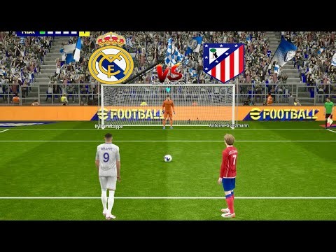 eFootball | Real Madrid vs Athletico Madrid Full Penalty Shootout | RMA vs ATM Match Gameplay