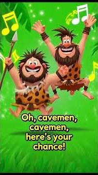 Ooga Booga Dance Song 🦴 Wiggle Wiggle Shake! | Funny Caveman Dance for Kids