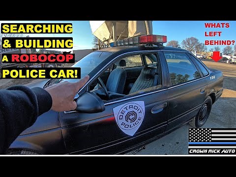 Searching & Building a Robocop Police Car!