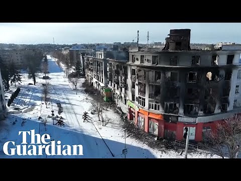 Ukraine drone footage shows scale of destruction in city of Bakhmut