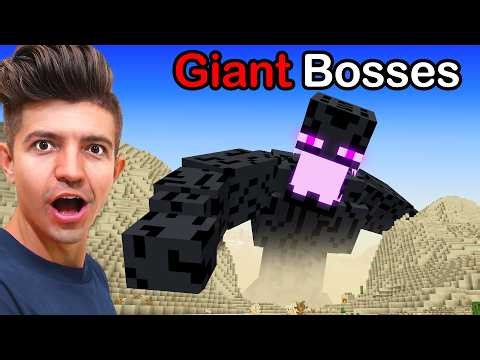 I Added Custom Bosses In Minecraft...