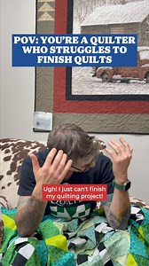 POV: You’re A Quilter Who Struggles To Finish Her Quilts 🙅‍♀️ Follow for more quilting tips that actually help you get projects done. #quilting #quilttroubleshooting #quiltingcommunity #quiltingtips | Stitchin' Heaven Quilt Shop