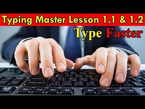 Typing Master Lesson 1.1 & 1.2 | Learn how to type faster | Improve your Typing Skills | IT Tactics