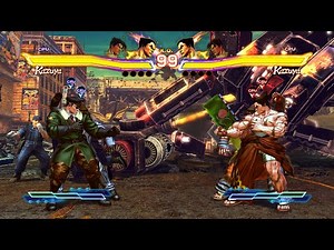 Kazuya & Jin Mirror Match! SFxT Fierce CPU Matchup!