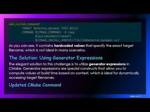 Get the Target Filename in CMake