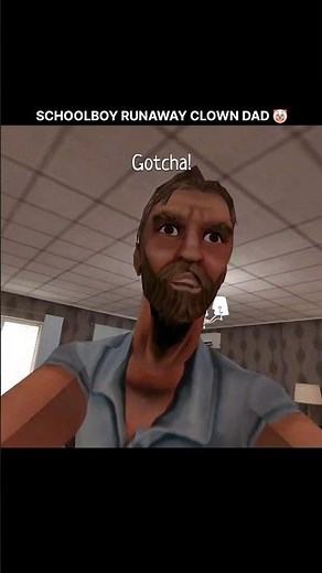 Schoolboy Runaway Stealth Ice Scream Mod Dad 🤡 #schoolboyrunaway #horrorgame #gaming #shorts