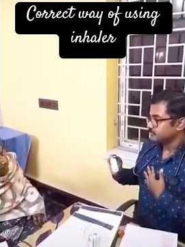 How to use your inhaler correctly | #inhaler technique #patienteducation #asthmainhaler