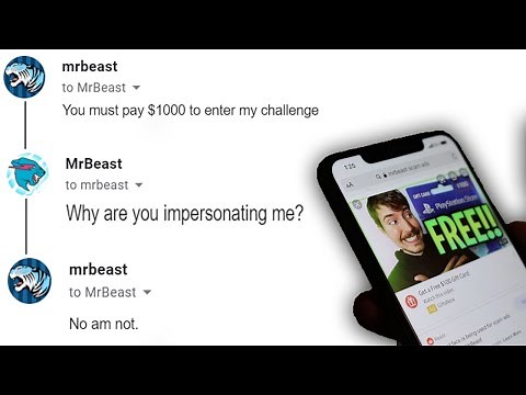 Tricking a MrBeast Impersonator by Pretending to be Mrbeast