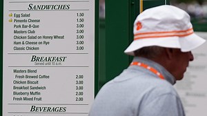 No inflation here: Affordable Masters' menu still includes $1.50 pimento cheese sandwiches