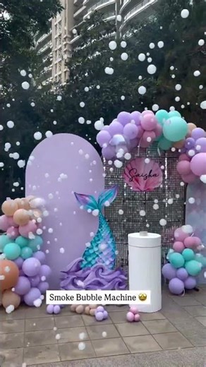 2 Eye led smoke bubble machine #party #birthday #eventplanner #balloondecoration #photography