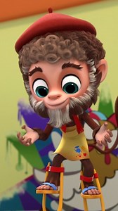 11K views · 173 reactions | Today’s a great day to use allllll the colors to paint what you feel! ️ : RoboGobo | Disney Jr. | Facebook