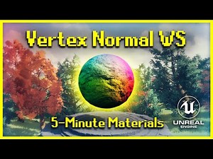 Vertex Normal WS Node | 5-Minute Materials [UE4]