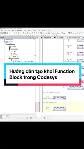Hướng dẫn tạo Function Block trong Codesys