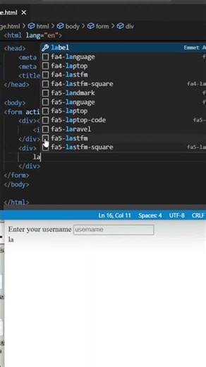 Part-1 Text &Password Type input In HTML #coding #viral#shots