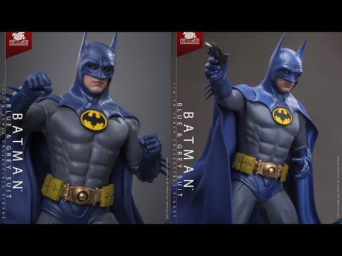 New Hot Toys Exclusive Batman Blue Gray Suit Flash Movie action figure revealed