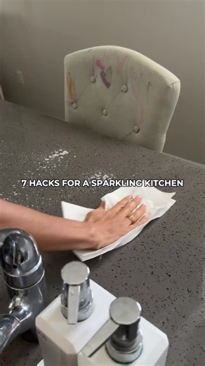 Wow Now | Residential & Commercial Cleaning | Tampa Bay on Instagram: "7 hacks for a truly sparkling kitchen ✨ A kitchen can look clean — but details determine the result. Here’s how we keep kitchens fresh, glossy, and inspection-ready 👇 1️⃣ Wipe before it dries Water spots + residue = dull surfaces. One quick wipe saves a deep scrub later. 2️⃣ Don’t forget verticals Backsplashes, cabinet fronts, chair backs — grease loves them. 3️⃣ Microfiber > paper towels Less streaks, more shine. Always. 4️
