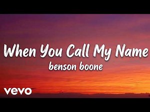 Benson Boone ______ When You Call My Name | Official Lyrics Video | Emotional Pop Ballad