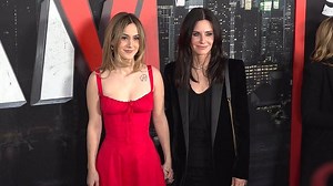 Courteney Cox and her daughter Coco at the 'Scream VI' premiere
