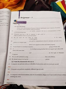 Assignment - 1Activity Zonethe finish line.Hare.was over ... | Filo