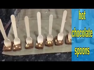 How to make hot chocolate spoons [chocolate stirrers]