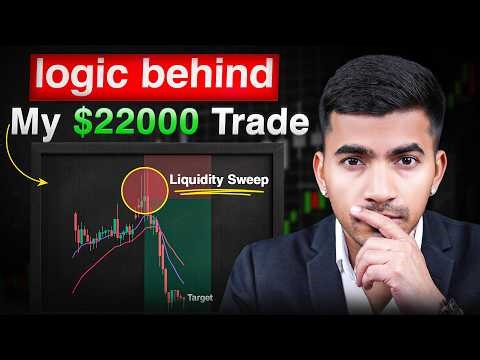 Liquidity Sweep Strategy Explained | Logic Behind My $22,000 Trade