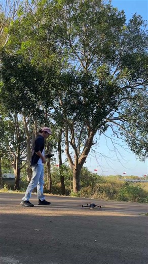 Dji Mavic 3 pro with strong win #drone #mavic3pro #dji