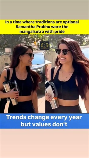 Samantha Chooses TraditionPride Over TrendsWhere Trends End, Values BeginModern Yet Rooted 📈😘😘