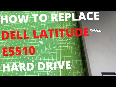 Dell Latitude E5510 Laptop Hard Drive Location - Remove, Replace or Upgrade