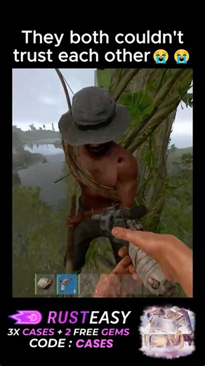 They both couldn't trust each other 😭😭 #rust
