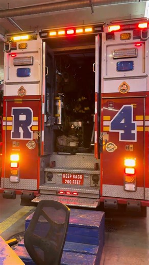 From a house visit in March last year. FDNY Rescue 4 responding from quarters.