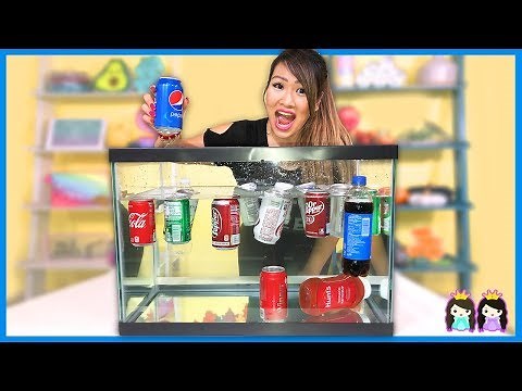 Sink or Float Density Experiments for Kids with Soda! SCIENCE EXPERIMENT