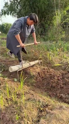 A method for quickly turning soil using a harrow