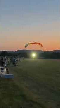 Powrachute Airwolf powered parachute. Roller Fly-In 2024