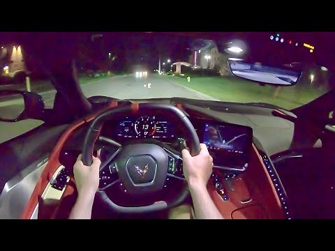 2020 Chevrolet Corvette - POV Night Drive (Binaural Audio)