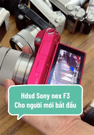 Hdsd Sony nex F3 cơ bản cho các bạn mới sử dụng máy ảnh lần đầu. Trong video này chỉ hd các thao tác cơ bản để giúp các bạn có thể bấm và chụp sao cho đúng nét, zoom ra vào chọn góc bố cục sao cho hợp lý. Các phần chỉnh màu máy mình đã set sẵn và làm riêng video chung cho các dòng nex. Mời các bạn tham khao. #SonynexF3 #nexf3 #dmax98