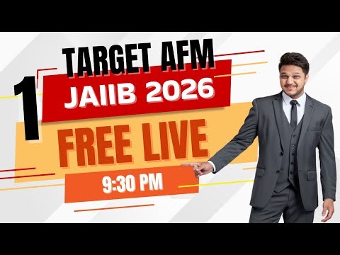AFM jaiib english | live class accounts 2026 | iibf jaiib in english