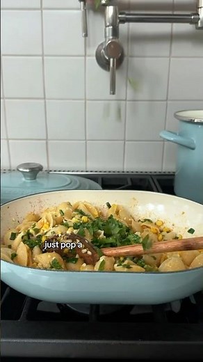 Sautéed Corn Pasta by What's Gaby Cooking