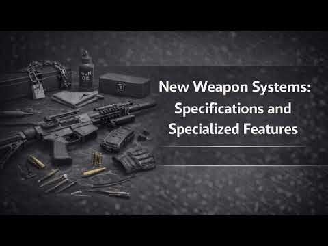 12.7: New Weapon Systems: Specifications and Specialized Features\r