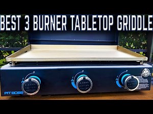 IS THIS THE BEST TABLETOP PORTABLE GRIDDLE? UNBOXING PIT BOSS 3 BURNER GRIDDLE